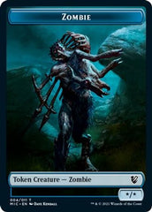 Zombie (005) // Zombie (004) Double-sided Token [Innistrad: Midnight Hunt Commander] | Gauntlet Hobbies - Angola