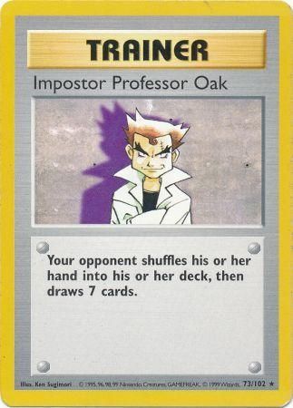 Impostor Professor Oak (73/102) [Base Set Shadowless Unlimited] | Gauntlet Hobbies - Angola