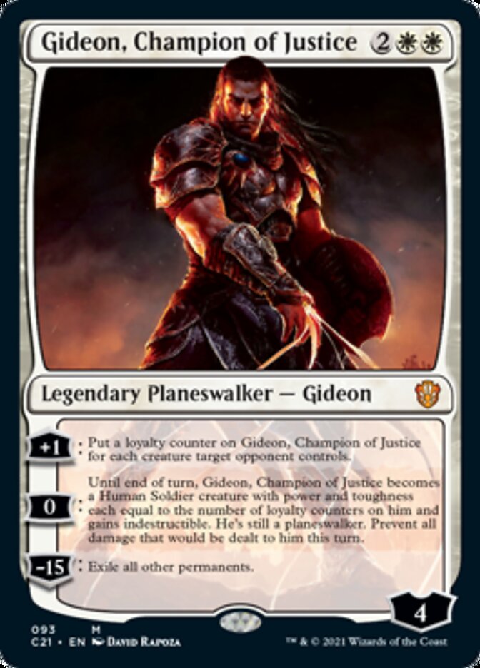 Gideon, Champion of Justice [Commander 2021] | Gauntlet Hobbies - Angola
