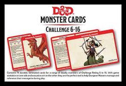 D&D Monster Cards - Challenge 6 - 16