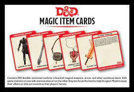 D&D Magic Item Cards