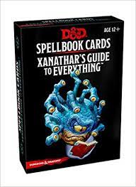 D&D Spellbook Cards - Xanathar's Guide to Everything