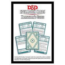 D&D Spellbook Cards - Xanathar's Guide to Everything