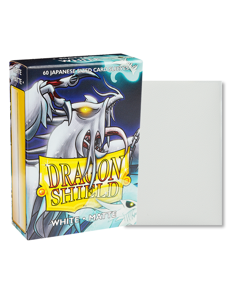 Dragon Shield Matte Sleeve - White  ‘Yulinga’  60ct