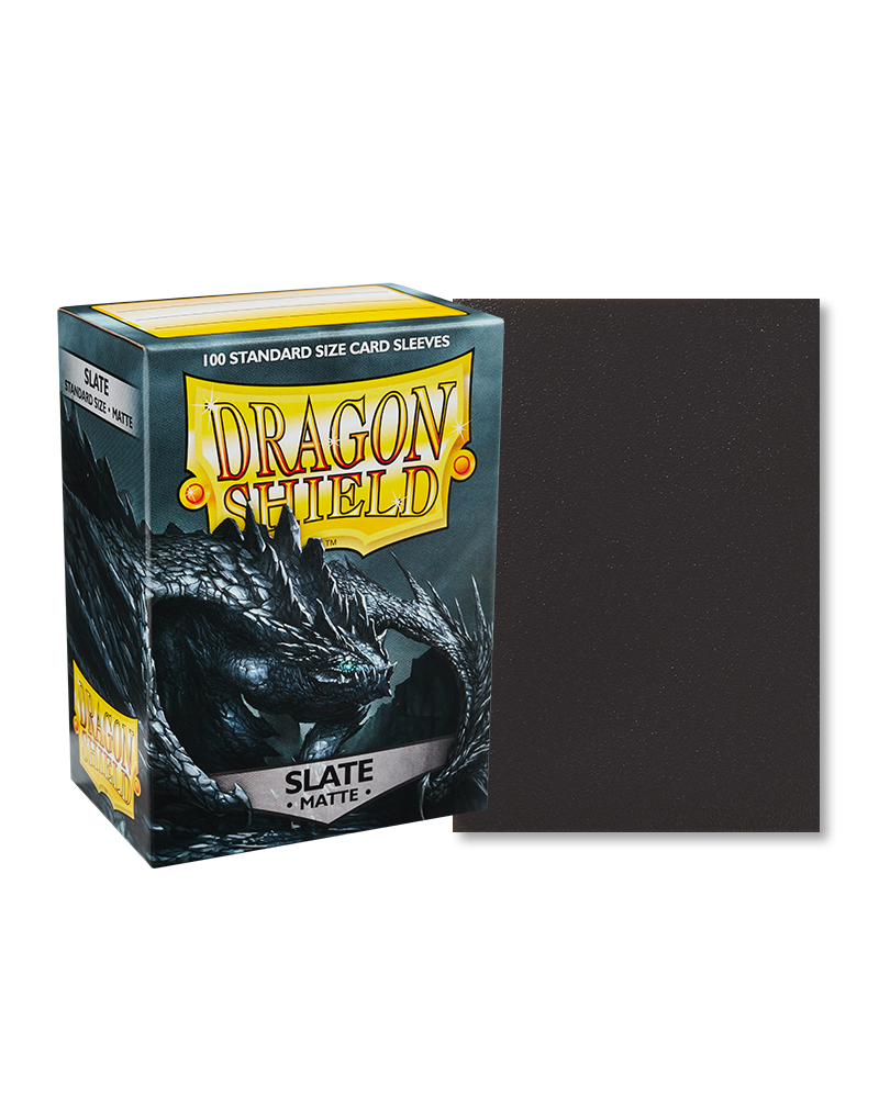 Dragon Shield Matte Sleeve - Slate ‘Escotarox’ 100ct