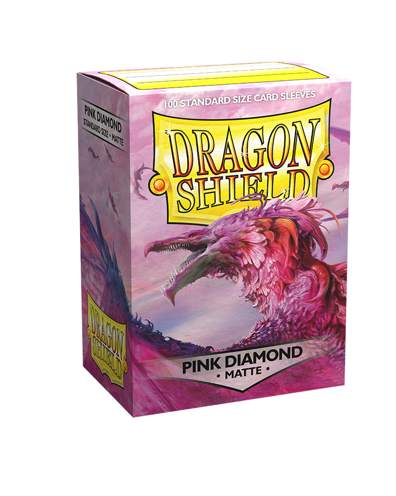 Dragon Shield Matte Sleeve - Pink Diamond ‘Flor’ 100ct | Gauntlet Hobbies - Angola