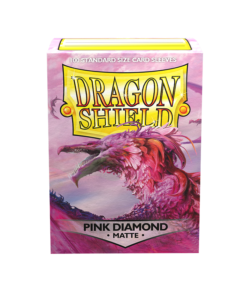 Dragon Shield Matte Sleeve - Pink Diamond ‘Flor’ 100ct