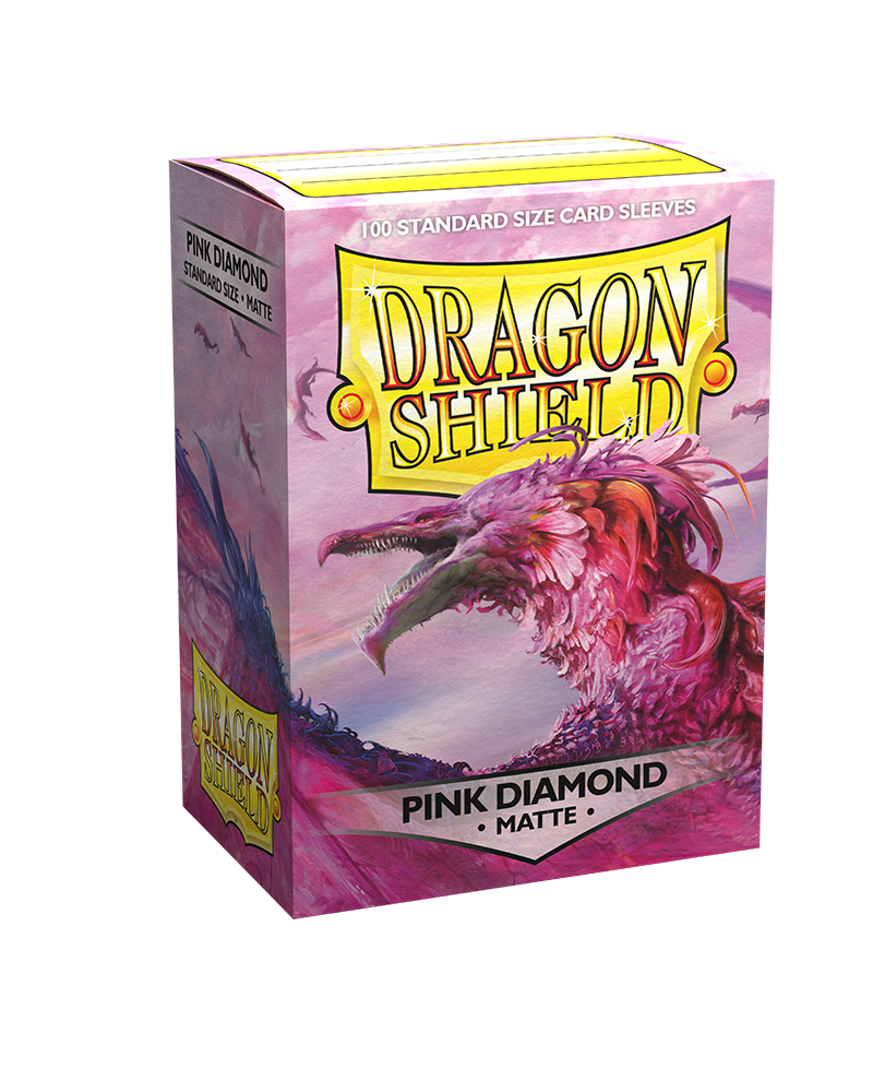 Dragon Shield Matte Sleeve - Pink Diamond ‘Flor’ 100ct