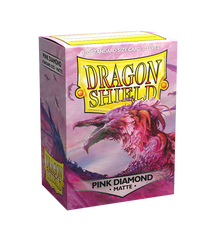 Dragon Shield Matte Sleeve - Pink Diamond ‘Flor’ 100ct