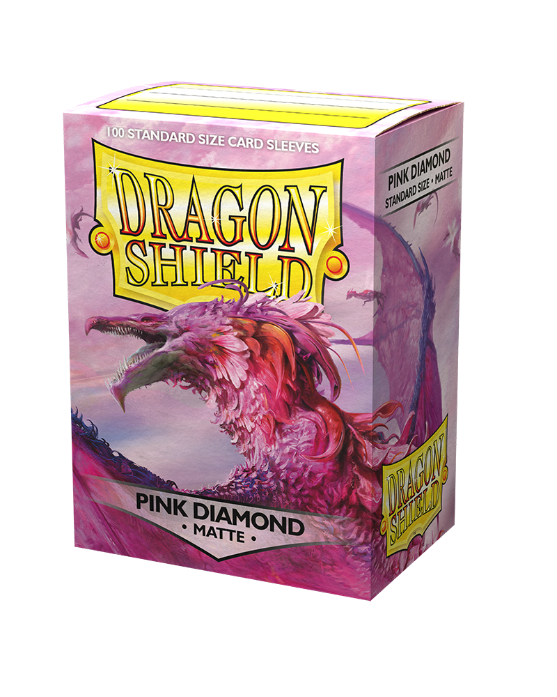 Dragon Shield Matte Sleeve - Pink Diamond ‘Flor’ 100ct