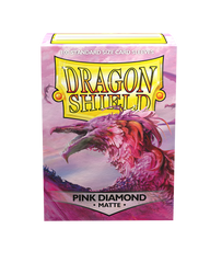 Dragon Shield Matte Sleeve - Pink Diamond ‘Flor’ 100ct | Gauntlet Hobbies - Angola