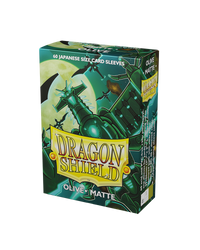 Dragon Shield Matte Sleeve - Olive ‘Bakudrane’ 60ct