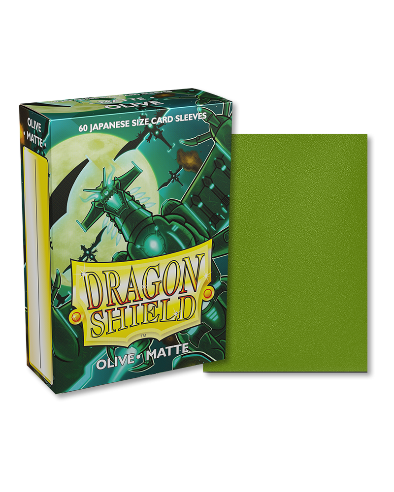 Dragon Shield Matte Sleeve - Olive ‘Bakudrane’ 60ct