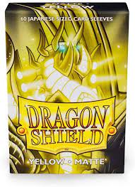 Dragon Shield Matte Sleeve - Yellow ‘SheSha’  60ct