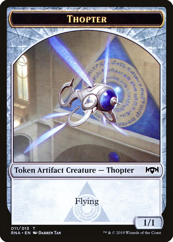 Bird // Thopter Double-sided Token [Ravnica Allegiance Guild Kits Tokens]