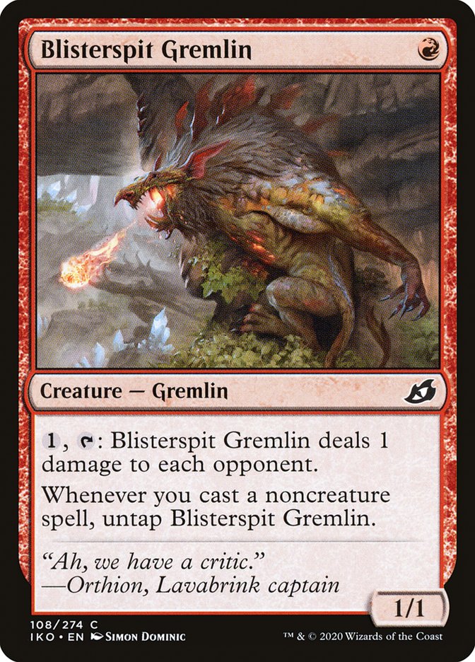 Blisterspit Gremlin [Ikoria: Lair of Behemoths] | Gauntlet Hobbies - Angola