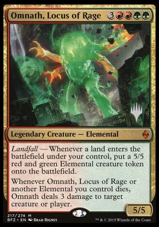 Omnath, Locus of Rage (Promo Pack) [Dungeons & Dragons: Adventures in the Forgotten Realms Promos] | Gauntlet Hobbies - Angola