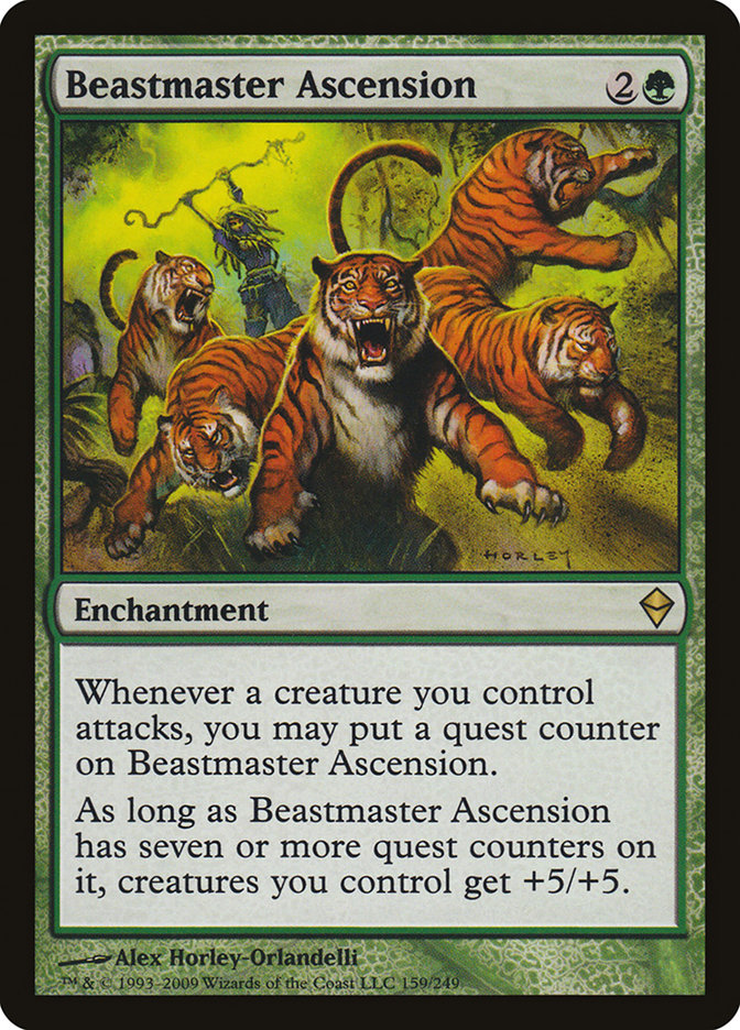 Beastmaster Ascension [Zendikar] | Gauntlet Hobbies - Angola