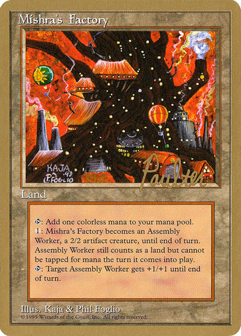 Mishra's Factory (Preston Poulter) [Pro Tour Collector Set]