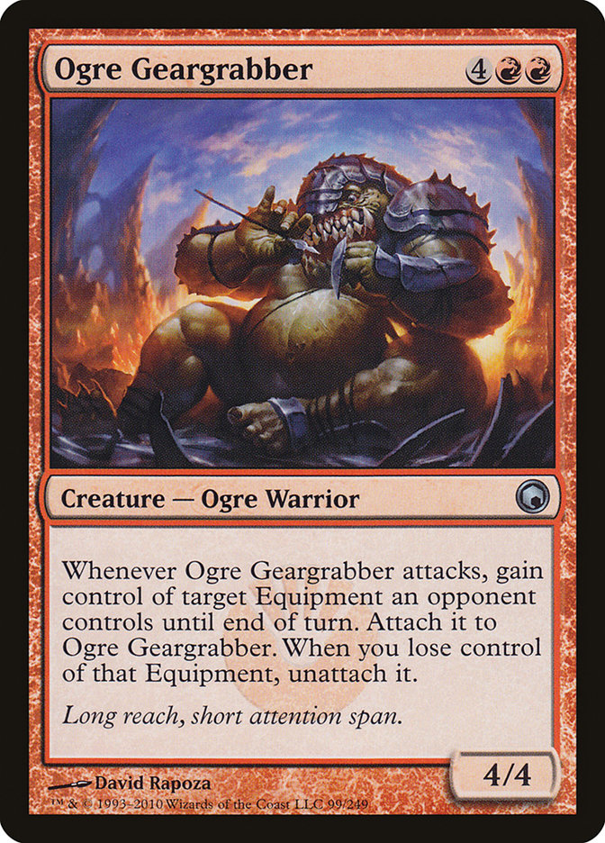 Ogre Geargrabber [Scars of Mirrodin] | Gauntlet Hobbies - Angola