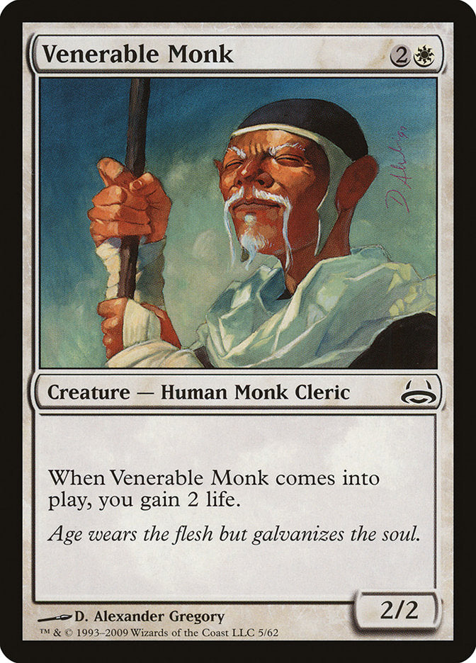 Venerable Monk [Duel Decks: Divine vs. Demonic] | Gauntlet Hobbies - Angola