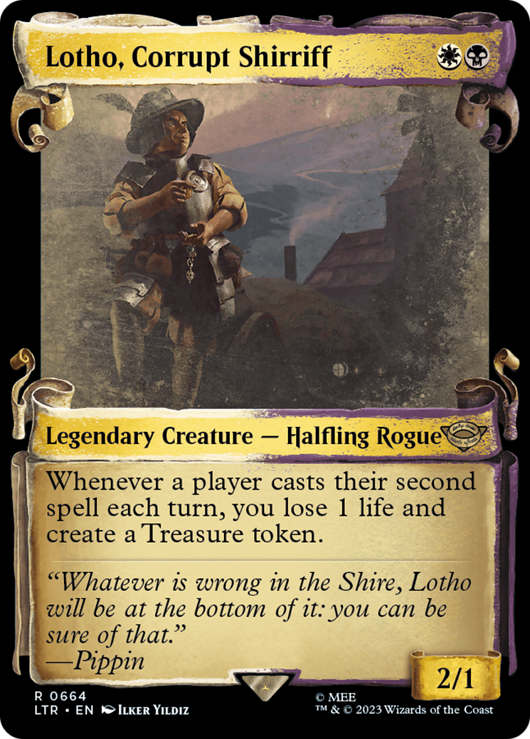 Lotho, Corrupt Shirriff [The Lord of the Rings: Tales of Middle-Earth Showcase Scrolls] | Gauntlet Hobbies - Angola