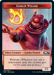 Goblin Wizard // Griffin Double-sided Token [Core Set 2021 Tokens] | Gauntlet Hobbies - Angola