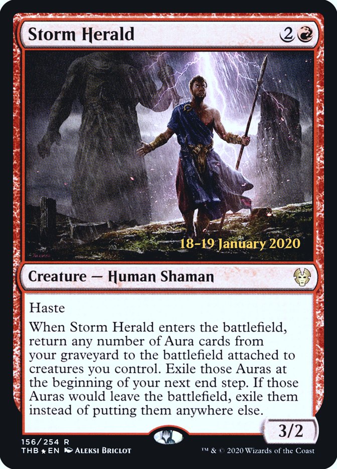 Storm Herald [Theros Beyond Death Prerelease Promos] | Gauntlet Hobbies - Angola