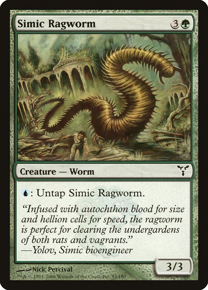 Simic Ragworm [Dissension] | Gauntlet Hobbies - Angola
