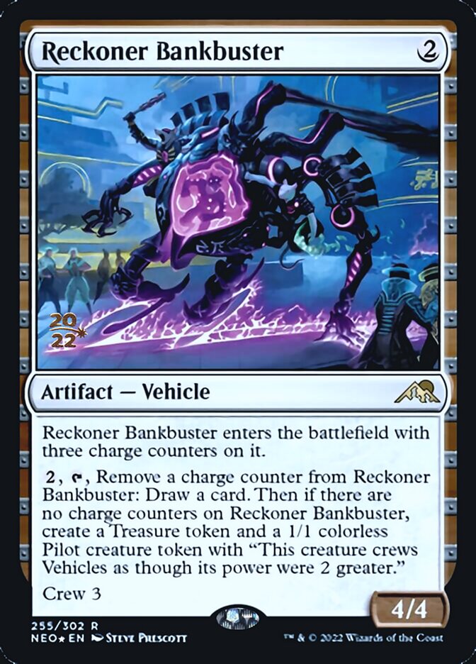 Reckoner Bankbuster [Kamigawa: Neon Dynasty Prerelease Promos] | Gauntlet Hobbies - Angola