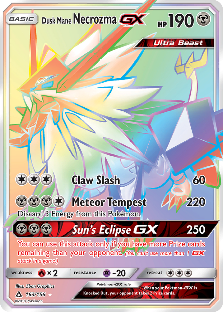 Dusk Mane Necrozma GX (163/156) [Sun & Moon: Ultra Prism]