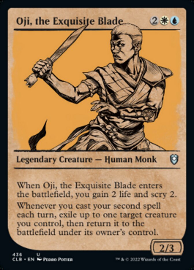 Oji, the Exquisite Blade (Showcase) [Commander Legends: Battle for Baldur's Gate] | Gauntlet Hobbies - Angola
