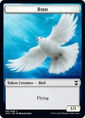 Bird (001) // Soldier Double-sided Token [Kaldheim Commander Tokens] | Gauntlet Hobbies - Angola