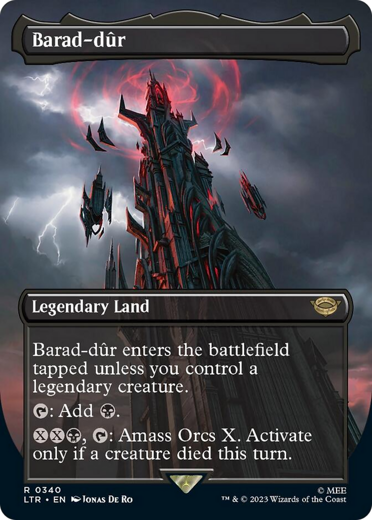 Barad-dur (Borderless Alternate Art) (340) [The Lord of the Rings: Tales of Middle-Earth] | Gauntlet Hobbies - Angola