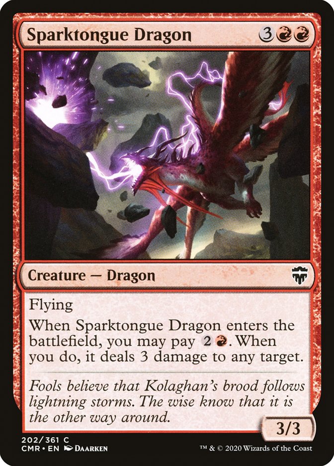 Sparktongue Dragon [Commander Legends] | Gauntlet Hobbies - Angola