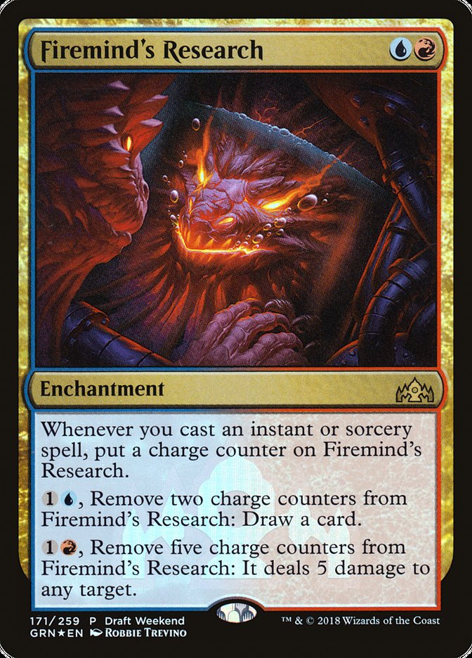 Firemind's Research (Draft Weekend) [Guilds of Ravnica Promos] | Gauntlet Hobbies - Angola