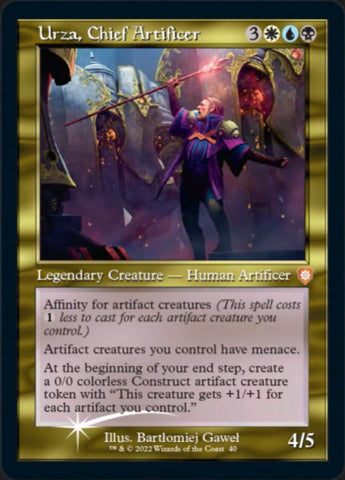 Urza, Chief Artificer (040) (Retro) (Display Commander) [The Brothers' War Commander]