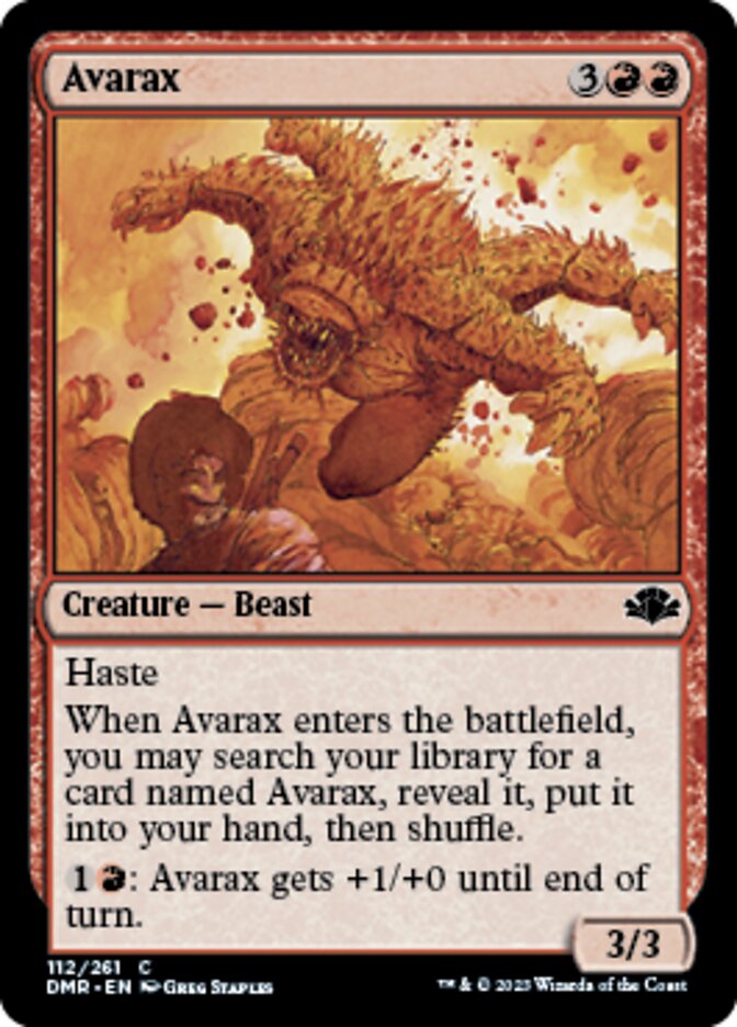 Avarax [Dominaria Remastered] | Gauntlet Hobbies - Angola