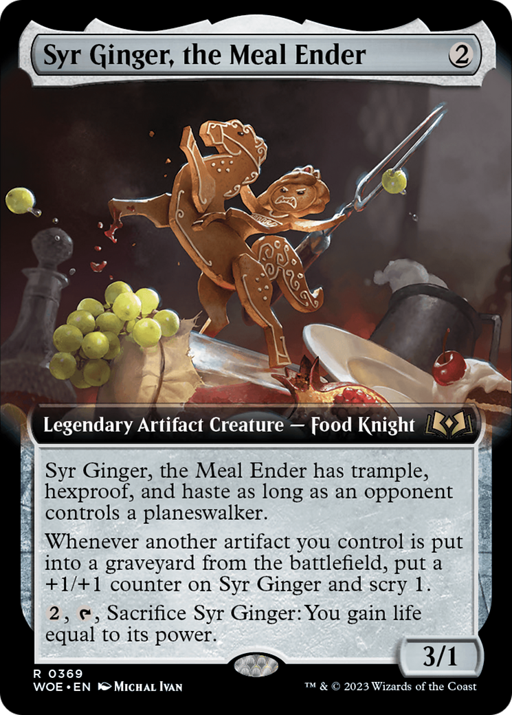 Syr Ginger, the Meal Ender (Extended Art) [Wilds of Eldraine] | Gauntlet Hobbies - Angola