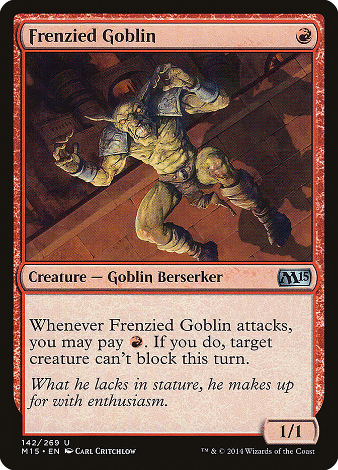 Frenzied Goblin [Magic 2015] | Gauntlet Hobbies - Angola