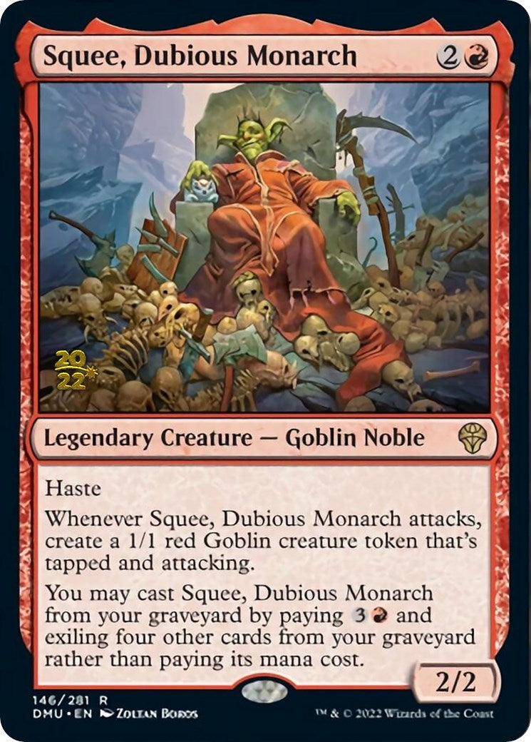 Squee, Dubious Monarch [Dominaria United Prerelease Promos] | Gauntlet Hobbies - Angola