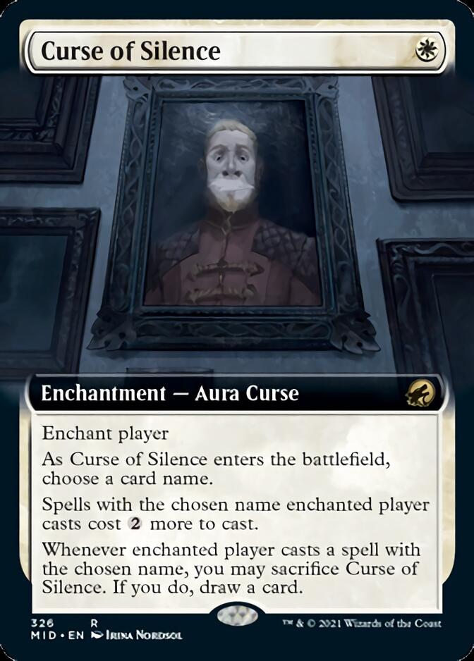 Curse of Silence (Extended) [Innistrad: Midnight Hunt] | Gauntlet Hobbies - Angola