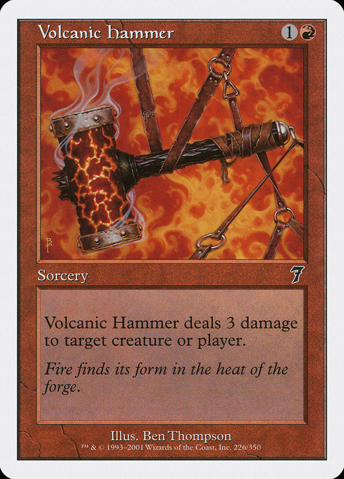 Volcanic Hammer [Seventh Edition] | Gauntlet Hobbies - Angola