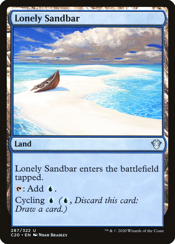 Lonely Sandbar [Commander 2020] | Gauntlet Hobbies - Angola