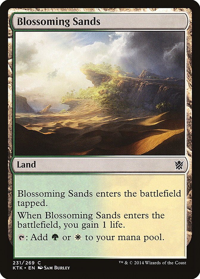 Blossoming Sands [Khans of Tarkir] | Gauntlet Hobbies - Angola