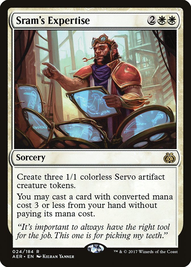 Sram's Expertise [Aether Revolt] | Gauntlet Hobbies - Angola