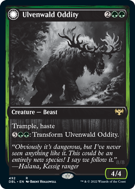 Ulvenwald Oddity // Ulvenwald Behemoth [Innistrad: Double Feature] | Gauntlet Hobbies - Angola