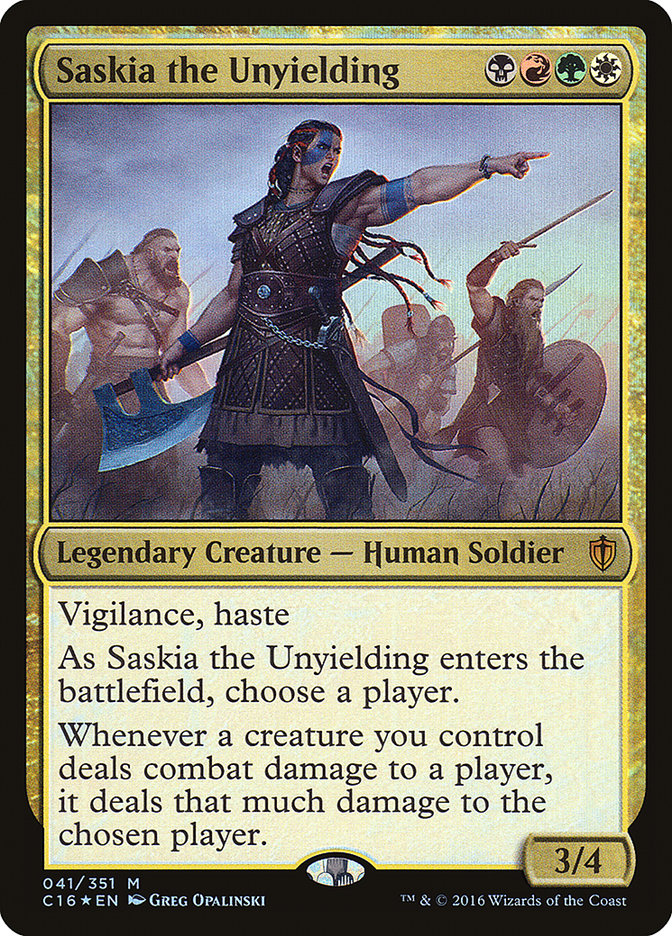 Saskia the Unyielding [Commander 2016] | Gauntlet Hobbies - Angola