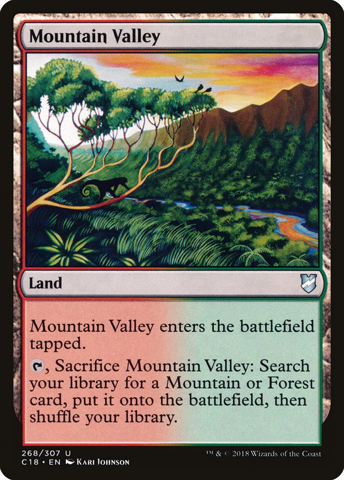 Mountain Valley [Commander 2018] | Gauntlet Hobbies - Angola