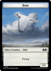 Bird // Food (0013) Double-Sided Token [Wilds of Eldraine Tokens] | Gauntlet Hobbies - Angola